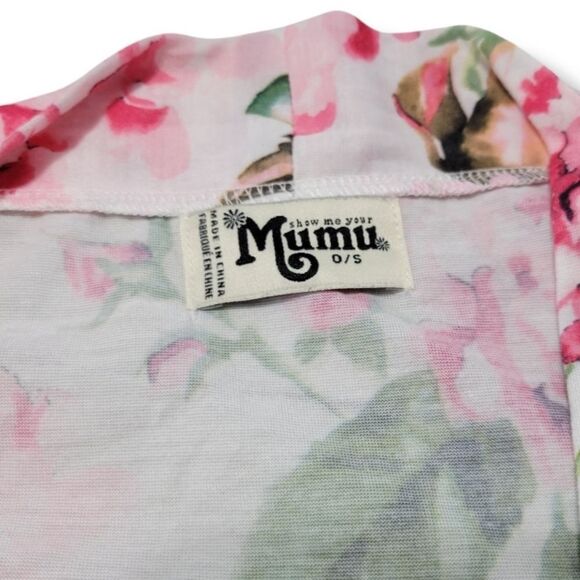 Show Me Your Mumu Robe OS One Size Sleepwear Robe Kimono Multicolor Floral Print - Picture 5 of 5